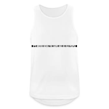 being old people age - Men's Breathable Tank Top - white - Front - Nick (188cm)