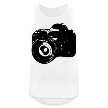 Camera - Men's Breathable Tank Top - white - Front - Nick (188cm)