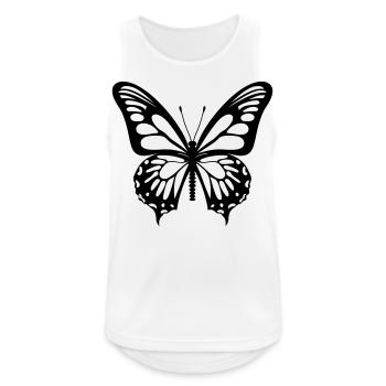 Papillon - Débardeur respirant Homme - blanc - Devant - Nick (188cm)