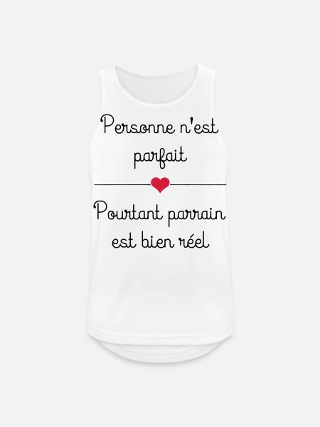 parrain - Débardeur respirant Homme - blanc