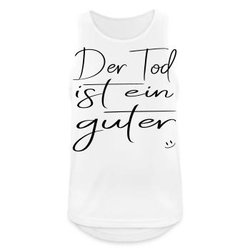 ein guter - Männer Tank Top atmungsaktiv - Weiß - Vorne - Nick (188cm)