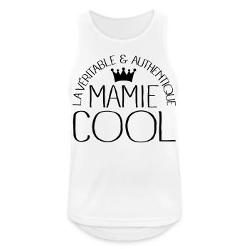Mamie Cool - Débardeur respirant Homme - blanc - Devant - Nick (188cm)