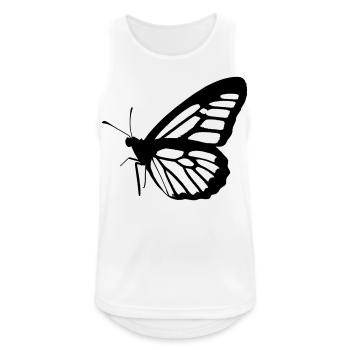Butterfly Nature Butterflies Vector 8 - Men's Breathable Tank Top - white - Front - Nick (188cm)