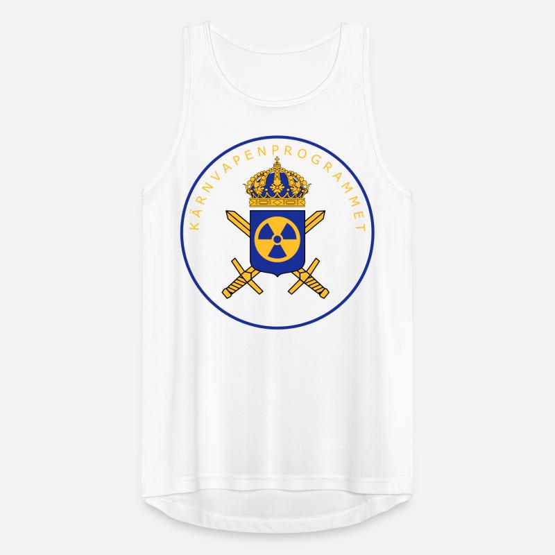 Das schwedische Atomwaffenprogramm Männer Tank Top atmungsaktiv