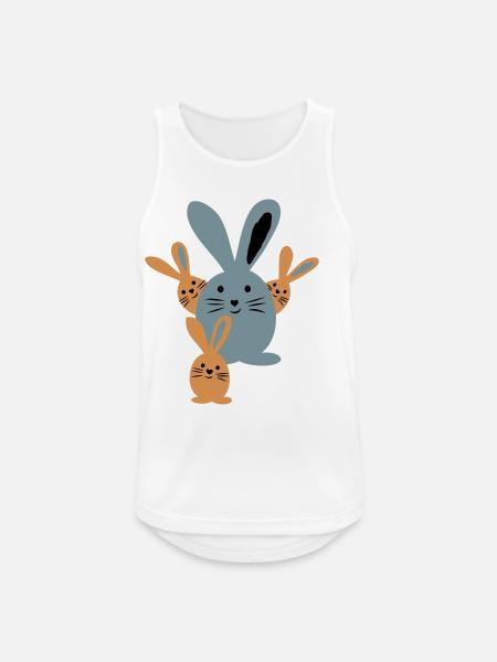 Ostern - Männer Tank Top atmungsaktiv - Weiß