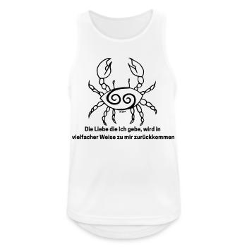 Zodiac sign Cancer - Men's Breathable Tank Top - white - Front - Nick (188cm)