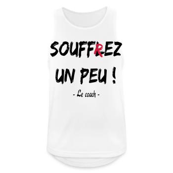 Soufflez un peu - Men's Breathable Tank Top - white - Front - Nick (188cm)