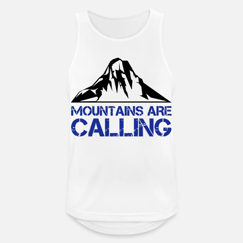 Mountains Mountains - Men's Breathable Tank Top - white
