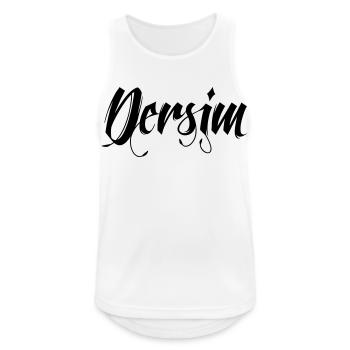 dersim - Männer Tank Top atmungsaktiv - Weiß - Vorne - Nick (188cm)