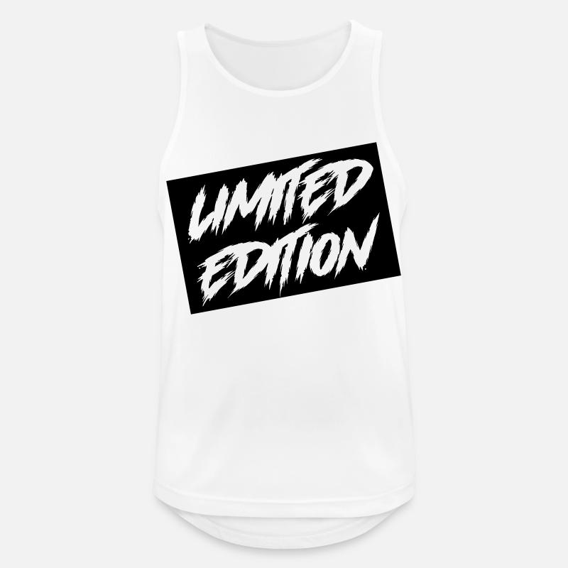 Limited Edition - Men's Breathable Tank Top - white