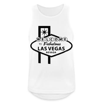 Las Vegas - Débardeur respirant Homme - blanc - Devant - Nick (188cm)