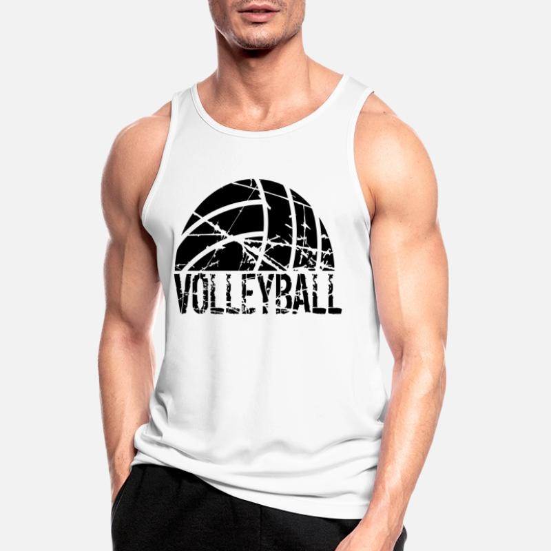 semicircle round text pattern scratch old cracks v Men's Breathable Tank Top