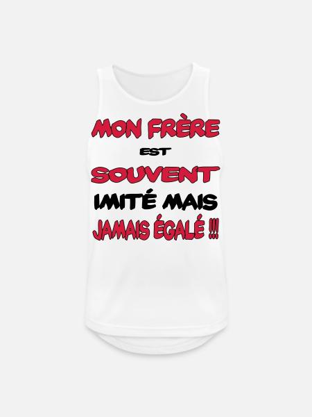 My brother often imitated - Men's Breathable Tank Top - white