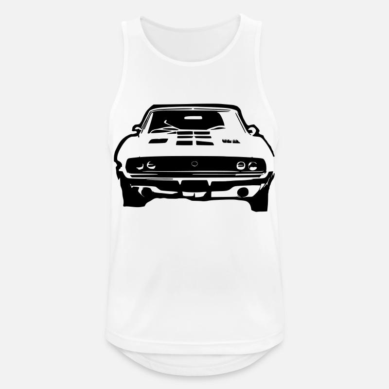 AUTO - Männer Tank Top atmungsaktiv - Weiß