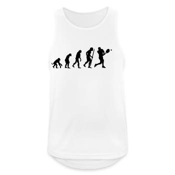 l'évolution du tennis Tee shirts Enfants - Débardeur respirant Homme - blanc - Devant - Nick (188cm)