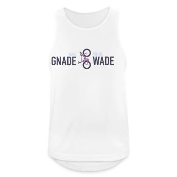 Keine Gnade für die Wade - Männer Tank Top atmungsaktiv - Weiß - Vorne - Nick (188cm)