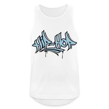 Hip Hop - Débardeur respirant Homme - blanc - Devant - Nick (188cm)
