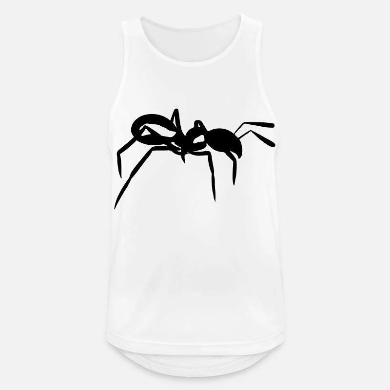 Ameise Illustration Geschenkidee - Männer Tank Top atmungsaktiv - Weiß