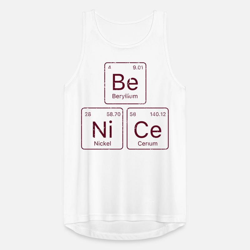 Be NiCe Periodic Table Men's Breathable Tank Top