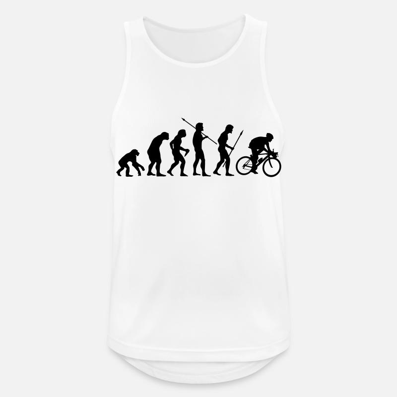 Biker evolution - Men's Breathable Tank Top - white