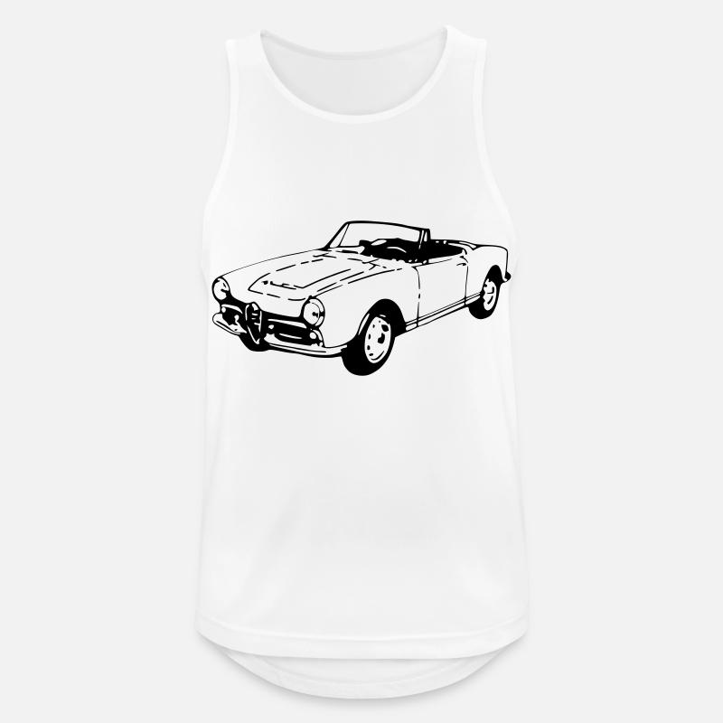Oldtimer Cabrio (1 Col.) - Men's Breathable Tank Top - white