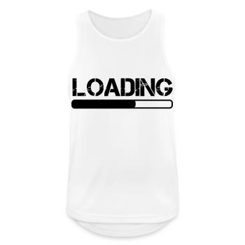 Loading - Men's Breathable Tank Top - white - Front - Nick (188cm)