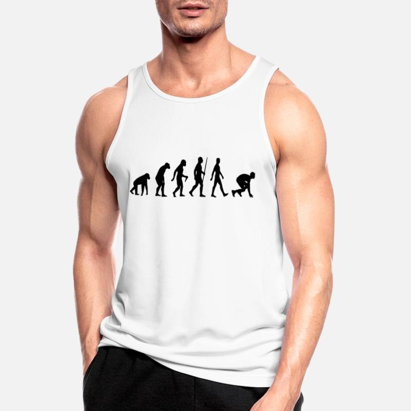 Athlétisme Sprint Sprinter Sprinting Evolution Débardeur respirant Homme
