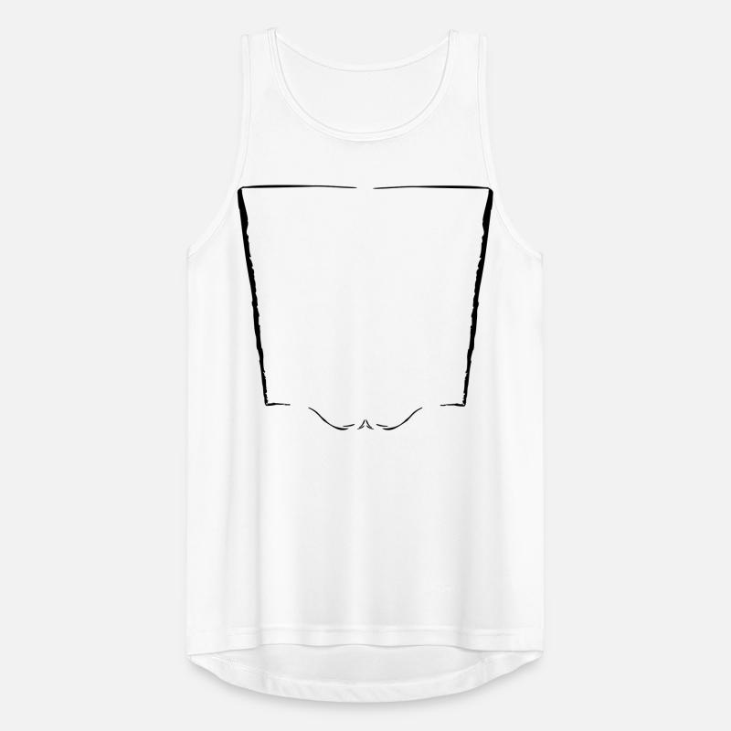 Vertical frame + decorative element - Vectorgraphic Men's Breathable Tank Top