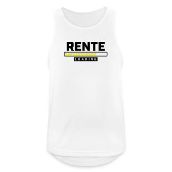 Rente - Männer Tank Top atmungsaktiv - Weiß - Vorne - Nick (188cm)