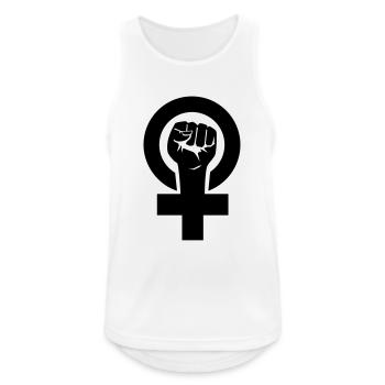 Feminist - feminist - gender equality rights - Men's Breathable Tank Top - white - Front - Nick (188cm)