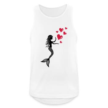 Mermaid Mermaid Mermaid Mermaid Valentine's Day Nixe - Men's Breathable Tank Top - white - Front - Nick (188cm)