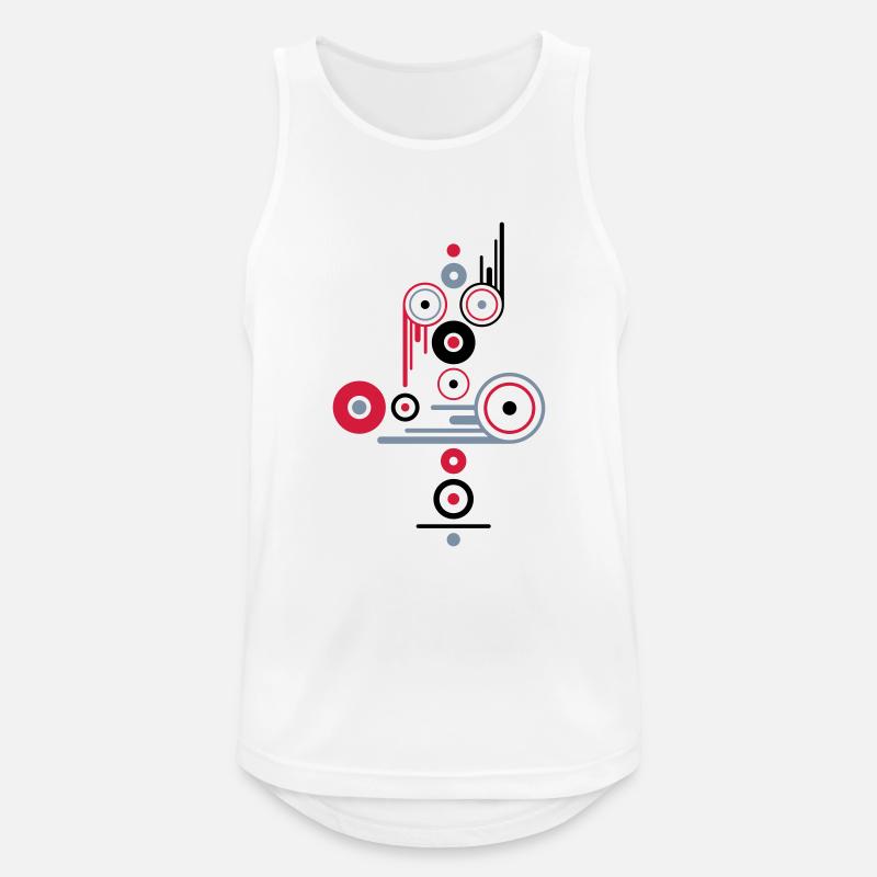 access - Männer Tank Top atmungsaktiv - Weiß