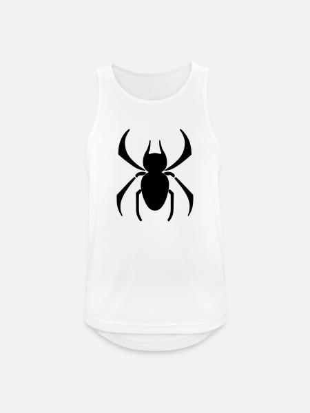 Spinne - Männer Tank Top atmungsaktiv - Weiß