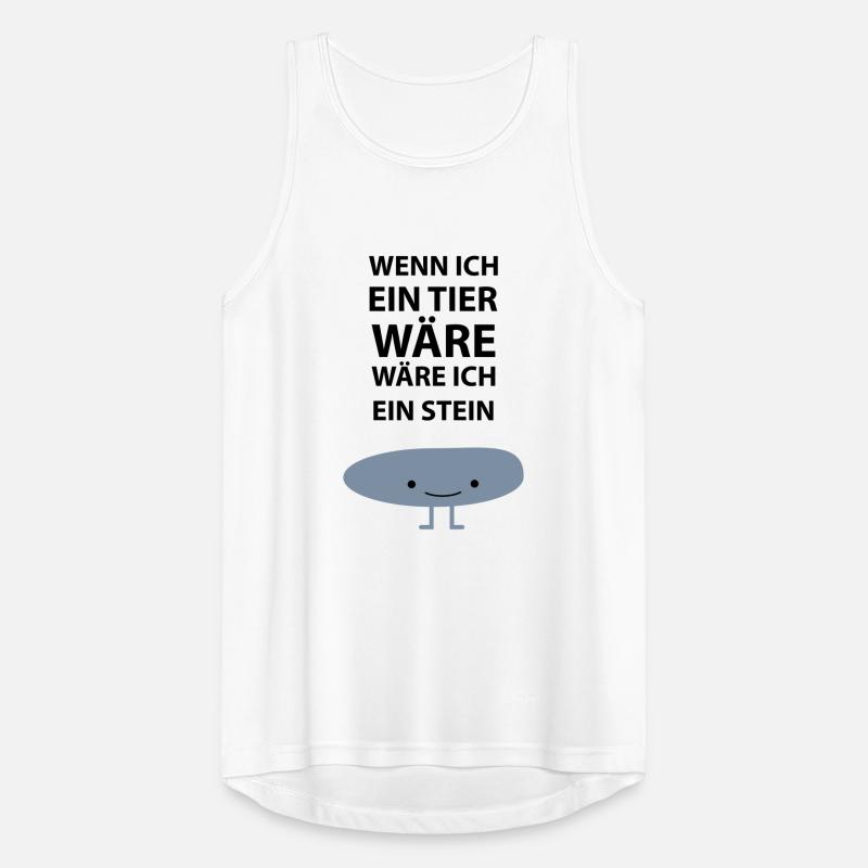 Sei ein Stein! Männer Tank Top atmungsaktiv
