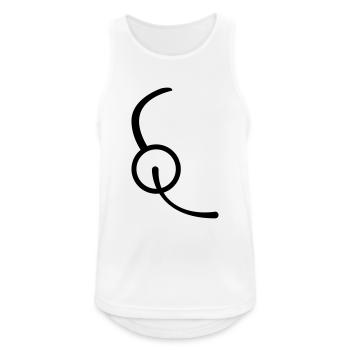 kopfhörer mikrophon kopf logo design pro gamer hea - Männer Tank Top atmungsaktiv - Weiß - Vorne - Nick (188cm)