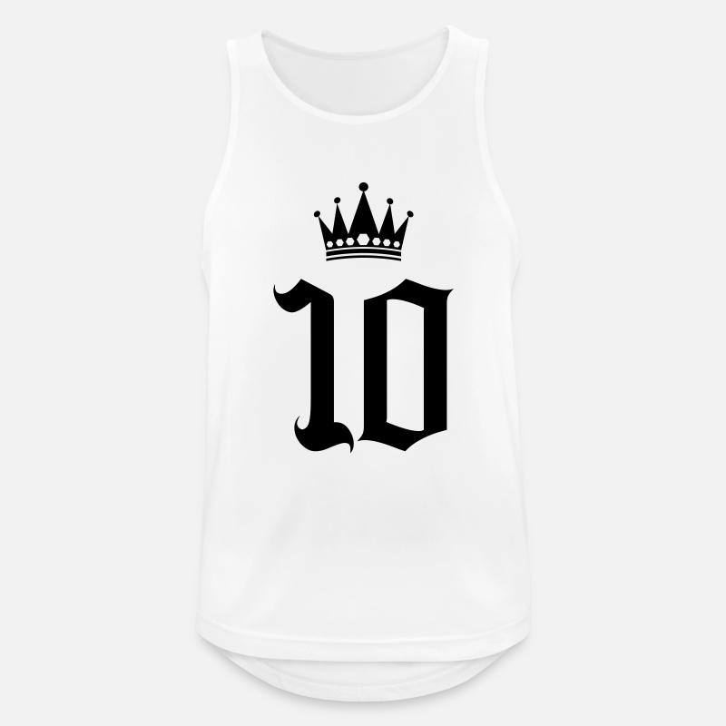 10 Crowns - Men's Breathable Tank Top - white