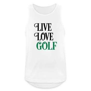 golf - Débardeur respirant Homme - blanc - Devant - Nick (188cm)