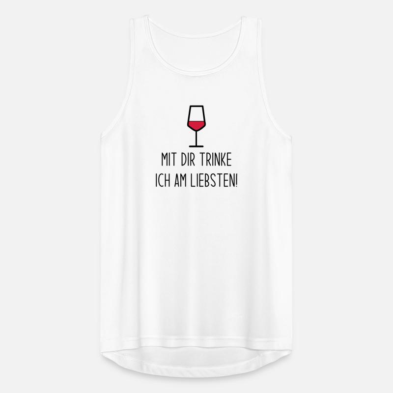 Mit Dir trinke ich am liebsten Männer Tank Top atmungsaktiv