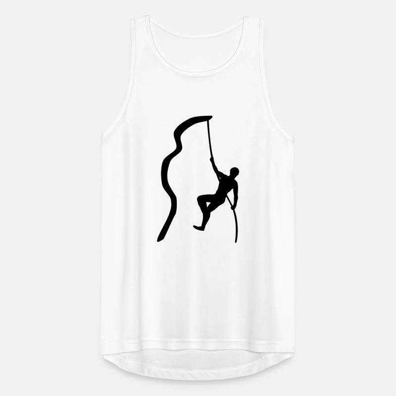 Klettern, Kletterer 2, mann Männer Tank Top atmungsaktiv