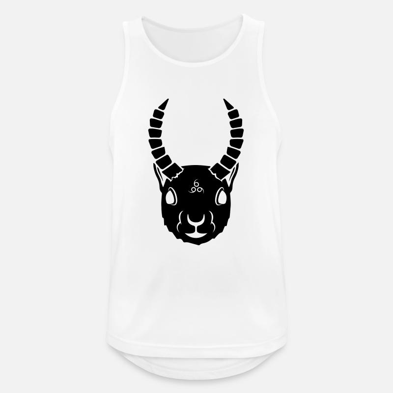 Dämonisches Eichhörnchen - Männer Tank Top atmungsaktiv - Weiß