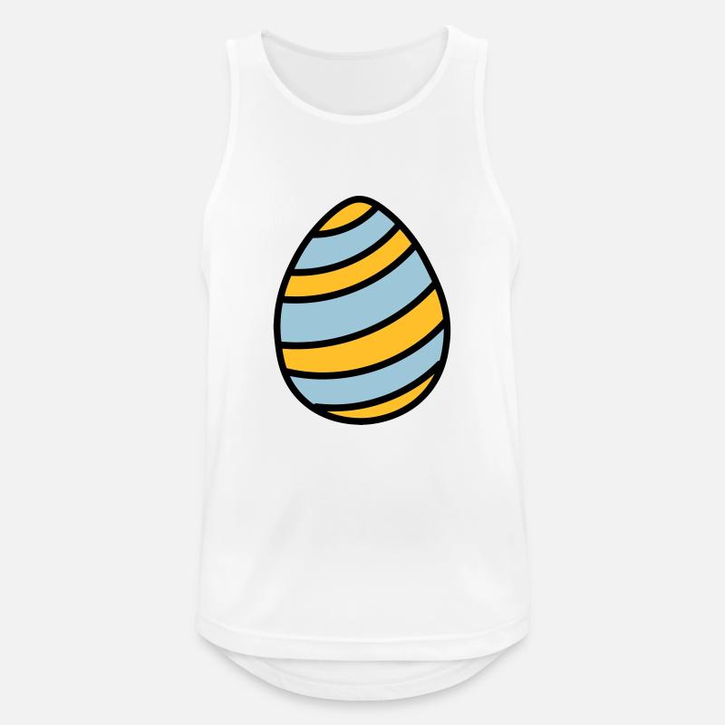 Easter Egg Easter gift idea - Men's Breathable Tank Top - white