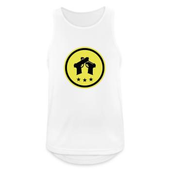 Pistol Symbol - Men's Breathable Tank Top - white - Front - Nick (188cm)