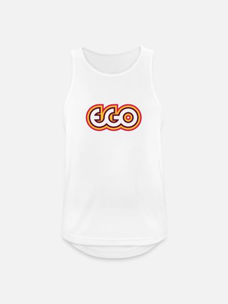 Ego Retro - Männer Tank Top atmungsaktiv - Weiß