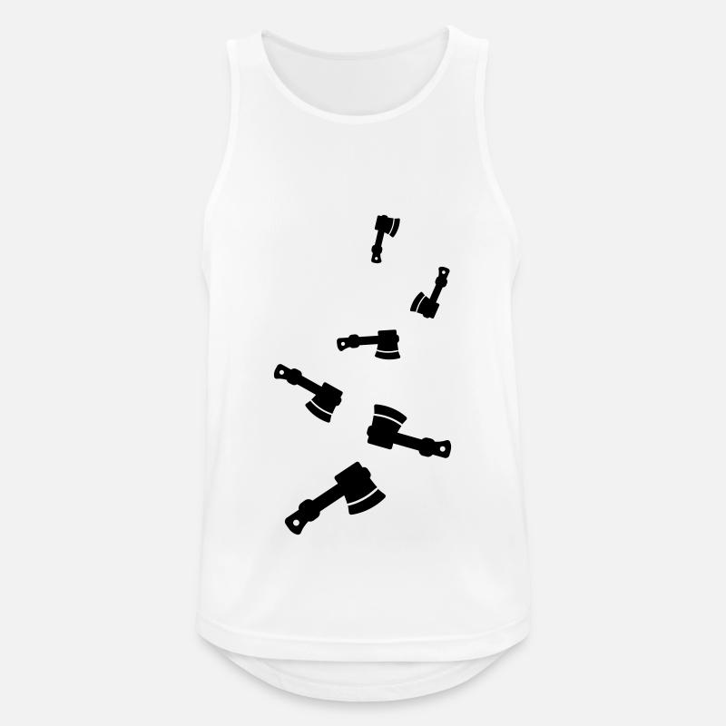 Kletterausrüstung eispickel - Männer Tank Top atmungsaktiv - Weiß