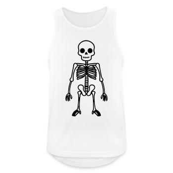 Skeleton Comic - Men's Breathable Tank Top - white - Front - Nick (188cm)