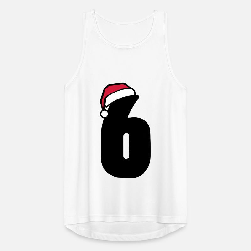 6 Numéro de Noël Débardeur respirant Homme
