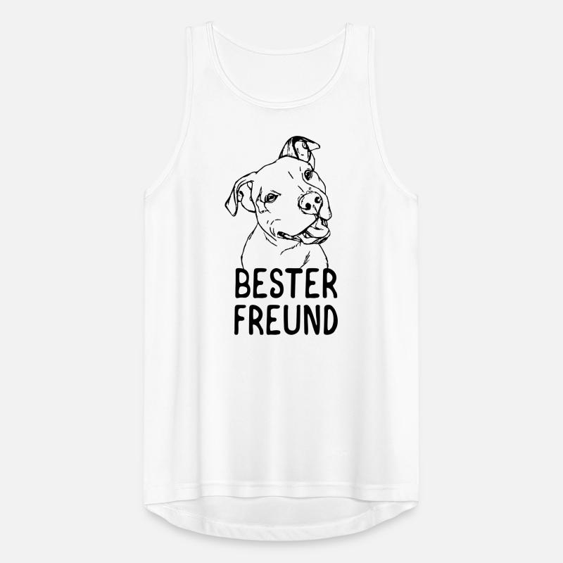 Bester Freund (des Menschen) Männer Tank Top atmungsaktiv