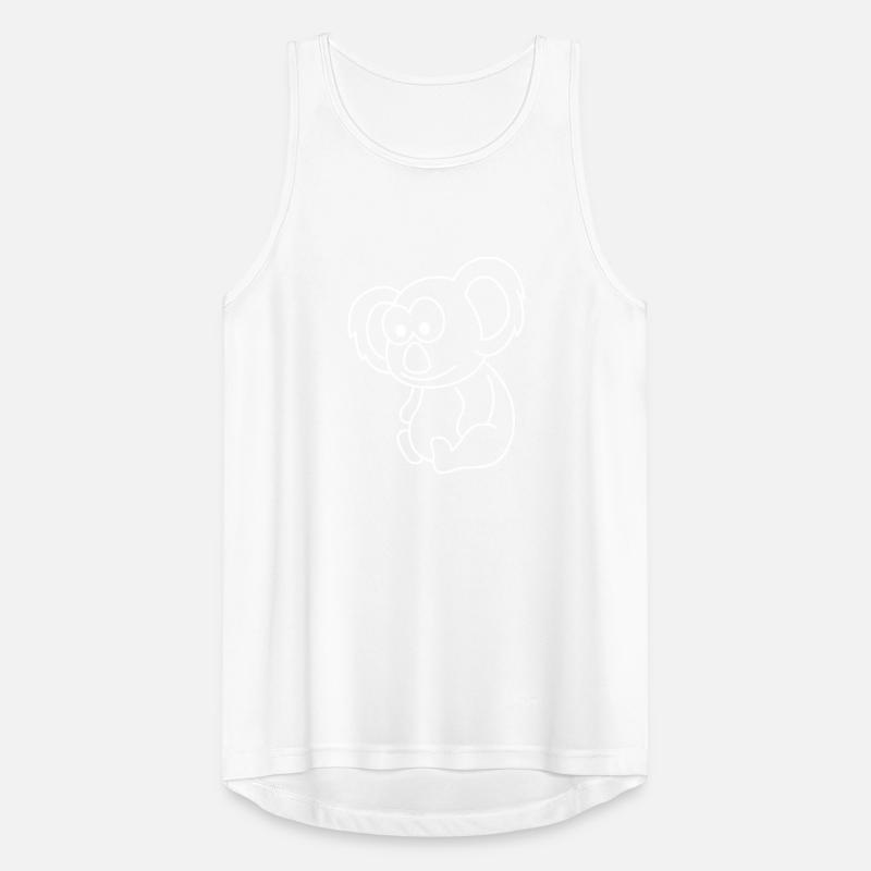 Koala Comic Tier Männer Tank Top atmungsaktiv