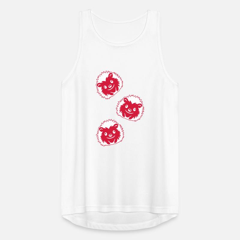 Hedgehog Comic Cute Men's Breathable Tank Top