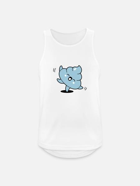 Kack kawaii - Männer Tank Top atmungsaktiv - Weiß